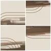 Bilder auf glas - Einteilig - Abstraktion Oval Braun - Produktbild-Vorschau 8