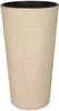 Hochkübel Lilia ECO Strip ø 19 / H=36 cm - creme Produktbild-Vorschau 1