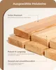 EDISHINE Nachttischlampe Holz, Tischlampe Vintage Landhaus, Produktbild-Vorschau 6