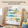 SONGMICS Kinderregal Bücherregal mit 4 Ebenen Sicher und Produktbild-Vorschau 6
