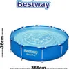 Bestway Steel Pro 56681 Frame Familienpool Rund 376 x 76 Produktbild-Vorschau 23