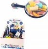 Kinder Spielpfanne mit Lebensmittel Zubehör - Sicheres Produktbild-Vorschau 2