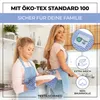 Geschirrtücher mit Oeko Tex Standard 100, sicher für deine Familie, extra weich, mit 100% Baumwolle. Produktbild-Vorschau