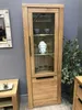 Vitrine Regal Hochschrank Schrank Greta Wildeiche geölt Produktbild-Vorschau 3