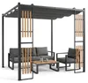 COSTWAY Pergola 2,3 x 2,3m, Terrassenüberdachung Produktbild-Vorschau 1