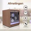 Olvy horlogewinder voor 3 horloges, met LED-verlichting, Productafbeelding-voorbeeld 6