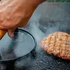 BBQ-Toro Edelstahl Burgerglocke mit Gusseisen Produktbild-Vorschau 2