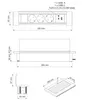 Presa da incasso, presa ufficio USB A&C, presa da tavolo Anteprima dell’immagine prodotto 4