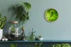 Holzuhr 30fi cm wanduhr - Blätter Blumen Produktbild-Vorschau 2