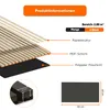 IZODEKOR Akustikpaneele 120x60 cm Dunkelholz 4er Set Produktbild-Vorschau 4