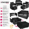 TecTake 404299, Černá, Šedá, 4 sedadlo/sedadel, Dospělí a Náhled obrázku produktu 3