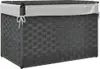 vidaXL Kôš na bielizeň s vekom Grey 55,5x35x34 cm Poly Náhľad obrázku produktu 6