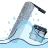A mop roller and a filter are shown partially submerged in water, with water droplets around them, suggesting a cleaning or washing process. Produktbild-Vorschau