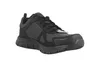 A black Skechers Track-Bucolo men's leather sneaker is shown against a white background. Anteprima dell’immagine prodotto