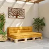 vidaXL Pallet Sofa Kissen 2 stk. Stoff Gelb 120 x 80 x 38 Produktbild-Vorschau 2