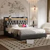 Čalouněná postel UnboxG 180x200cm s funkcí nabíjení Náhled obrázku produktu 9