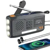 Przenośne radio solarne z korbką SOS, latarką i Podgląd zdjęcia produktu 1