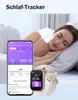 HUAKUA Smartwatch 1,85 Zoll mit Telefonfunktion, Fitnessuhr Produktbild-Vorschau 2