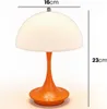 Avizar, LED-Pilzlampe USB-C touch für Schreibtisch, Orange Produktbild-Vorschau 4
