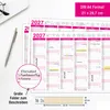 Tafelkalender 2027 Pink DIN A4 3er Set Halbjahreskalender Produktbild-Vorschau 7