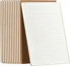 Notizbuch A5 kariert, 12 Stück Kraft Cover Notizheft mit 36 Produktbild-Vorschau 1