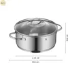 WMF 7115005768, 4,1 l, Rund, Edelstahl, Edelstahl, Produktbild-Vorschau 3