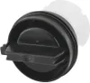 A close-up studio shot of a washing machine pump filter. Podgląd zdjęcia produktu