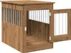 vidaXL Cage pour chien style meuble chêne Artisan 55x80x68 Voir les images du produit 5