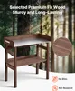 SucceBuy Tavolo da giardinaggio in legno con ampio piano di Anteprima dell’immagine prodotto 3