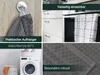 Collage of images showing kitchen towels in different settings and close-ups. Produktbild-Vorschau