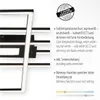 LED Deckenleuchte Asmin 98 x 69 cm Schwarz Produktbild-Vorschau 23