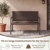 COSTWAY, panchina da giardino resistente alle intemperie, Anteprima dell’immagine prodotto 4