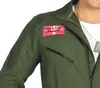 Close-up of a person wearing a green pilot costume with an 'ARMY' patch on the chest. Produktbild-Vorschau