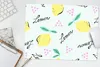 MuchoWow® Mauspad Mousepad Hipster - Zitrone - Pastell - Produktbild-Vorschau 5