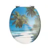 WC Sitz PALME Toilettensitz Softclose MDF WC Deckel Strand Produktbild-Vorschau 1