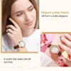 Damenuhr, Damen Analog Quarz Uhr mit Leder Armband, Uhren Produktbild-Vorschau 5