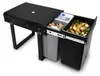 Eurocatch Inbouw Prullenbak 40 L - 20 L + 2 x 10 L - Productafbeelding-voorbeeld 1