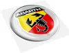 Abarth 3D Aufkleber Offizielle Schild, Durchmesser 50 mm Produktbild-Vorschau 2