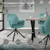 ML-Design 2x Esszimmerstuhl mit Arm-& Rückenlehne, Salbei, Produktbild-Vorschau 2