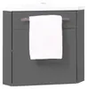 ONDEE ZEN – Eck-Handwaschbecken NINO – 53 cm – Grau – Produktbild-Vorschau 1