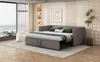 Sweiko Polsterbett Ausziehbares Schlafsofa 90/180x200 cm  Produktbild-Vorschau 5