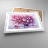 Gerahmtes Poster - Weißer Rahmen - Pastos Blumen Rosa - Produktbild-Vorschau 3