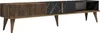 Skye Decor, Milan - Walnut, Black, TV-Schränke, Nussbaum, Produktbild-Vorschau 4