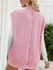 ASKSA Gilet en jean sans manches pour femmes Veste en jean Voir les images du produit 5