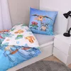 A bed with Pokémon-themed bedding and a pillow. Produktbild-Vorschau