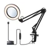 Schreibtischlupe 8-facher USB LED Lupenleuchte 3 Farben 10 Produktbild-Vorschau 2
