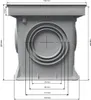 Marley Einlaufschacht mit Gussrost 200x200mm Hofablauf Produktbild-Vorschau 3