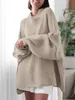 Inovra – Dámsky oversized sveter – Rukávy typu „netopier“ – Náhľad obrázku produktu 2