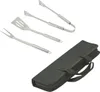 HOOZ 3x Grillbesteck Set Edelstahl, Grillkoffer mit Produktbild-Vorschau 1