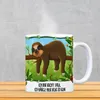 Kaffeebecher mit Faultier auf Baum Motiv und Spruch: Ich Produktbild-Vorschau 3